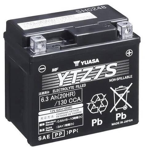 Motobaterie Yuasa YTZ7S 12V 6Ah