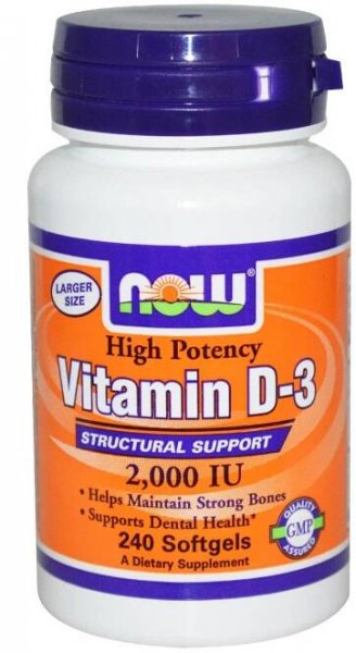 Vitamín D3 2000 IU - NOW Foods
