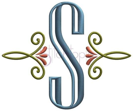 Monogram Accent - Swirly