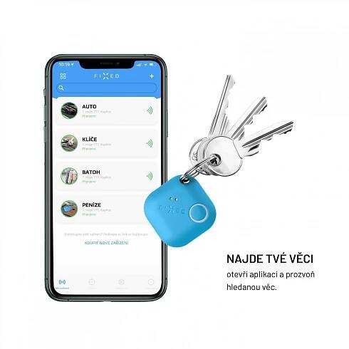 Smart tracker FIXED Smile PRO, modrý
