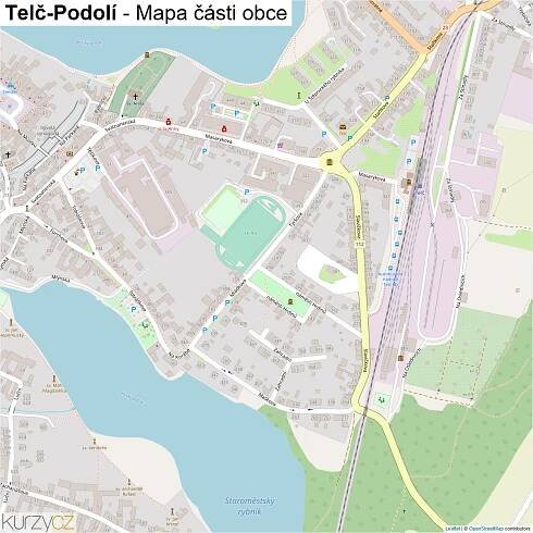 Telč-Podolí - mapy | Kurzy.cz