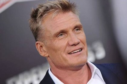 HOLLYWOOD, CA - AUGUST 11: Actor Dolph Lundgren arrives at the Los Angeles premiere of 'The Expendables 3' at TCL Chinese Theatre on August 11, 2014 in Hollywood, California. (Photo by Axelle/Bauer-Griffin/FilmMagic)