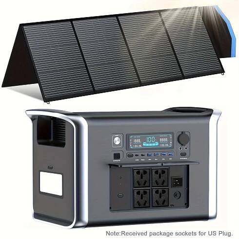 * AP2000 2400W Solar-Powered Portable Power Station