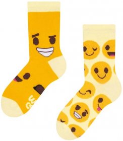 Veselé dětské ponožky Smajlíky