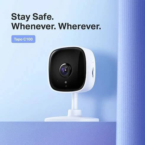 TP-Link Tapo C100 Home Security Wi-Fi Camera 1080P