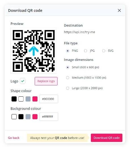Uplifter - Create Custom QR Codes For Your Marketing Campaigns