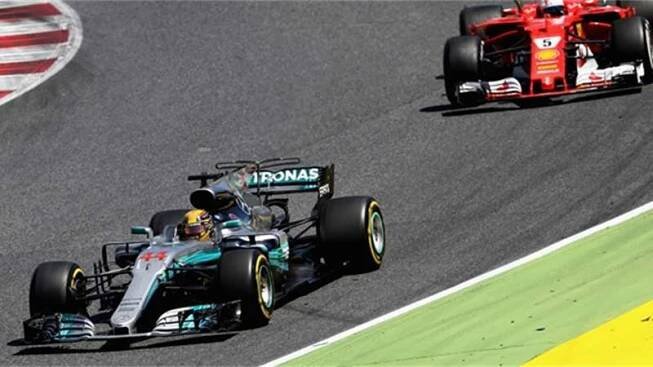 Nejrychlejší kolo zajel v závěru GP Španělska Hamilton