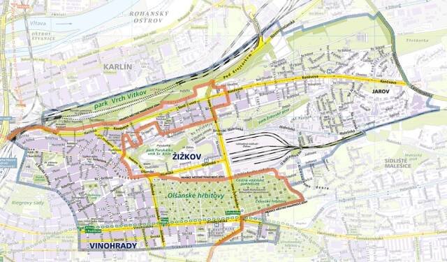 mapa MPZ