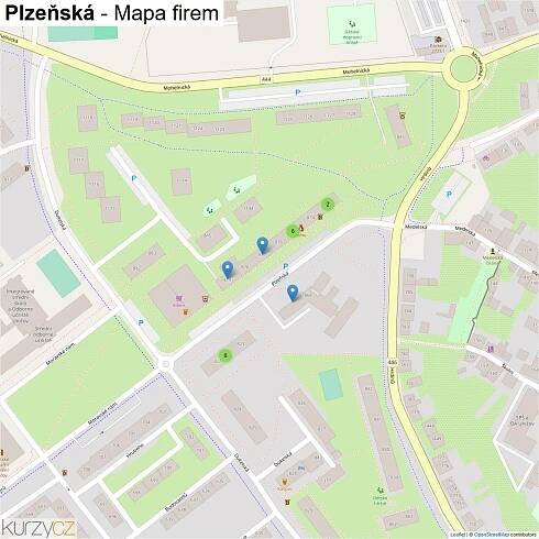 Plzeňská - mapy | Kurzy.cz