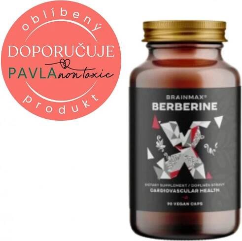 BrainMax Berberin 550 mg 90 rostlinných kapslí