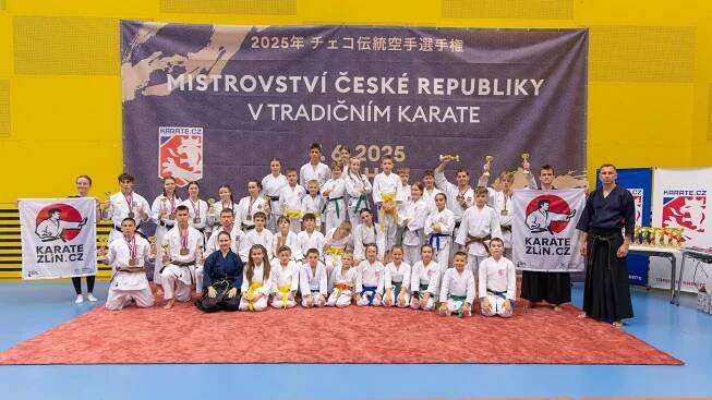 Karatisté ze Zlína vezou z Mistrovství České republiky 57 medailí, z toho 20 titulů mistra ČR