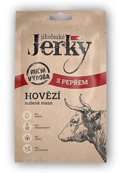 Jihočeské jerky hovězí 20g | www.fitsport-jt.cz