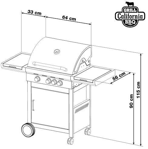 G21 California BBQ Premium Line GAH-3ED