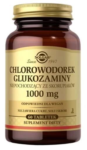 Solgar Glukosamin hydrochlorid 1000 mg 60 tablet Obnova kloubů Vege