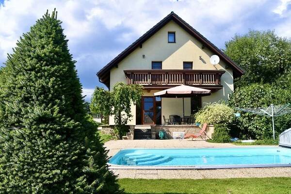 Ubytování Písečné, Prostorný dům s vířivkou a bazénem - Vysočina chalupa, 9524 - ID 9524
