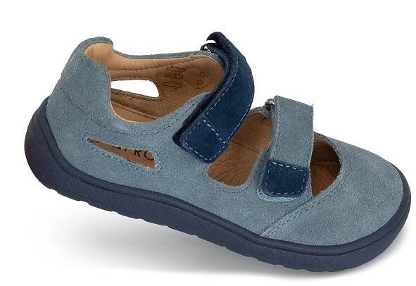 Chlapecké sandály Barefoot PADY JEANS, Protetika, světle modrá | Pidilidi.cz