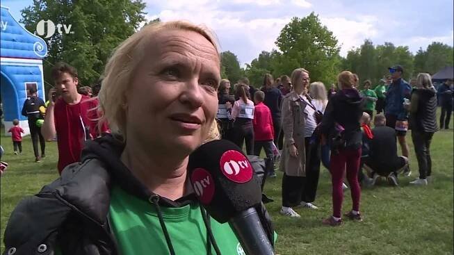 ADRAběh na podporu Gitky v Českých Budějovicích - reportáž Jihočeské televize