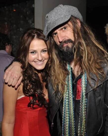 Scout Taylor-Compton and Rob Zombie at an event for Halloween II (2009)