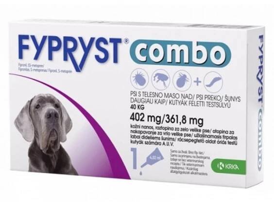Fypryst combo spot-on 402/361,8mg pes obří 1 pipeta