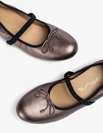 Ballerina shoe with stretch binding AZARA_LMT | Unisa®