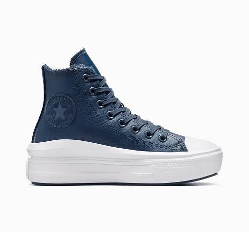 boty Converse Chuck Taylor All Star Move Platform Warm Winter Hi - A06781/Navy/White/Navy