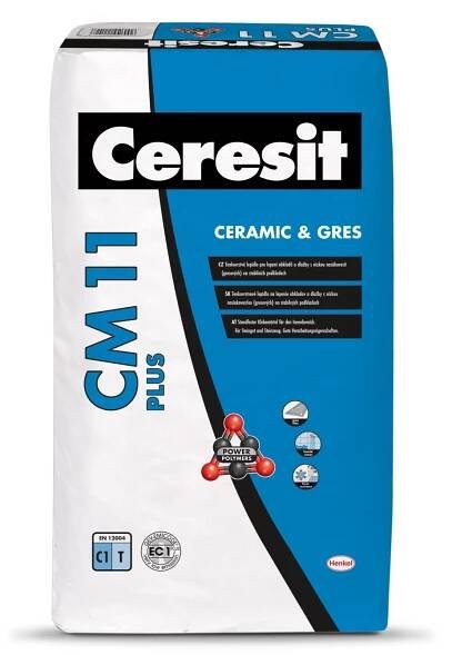Ceresit Tenkovrstvé lepidlo pro gresové obklady a dlažba CM 11 PLUS 25 kg