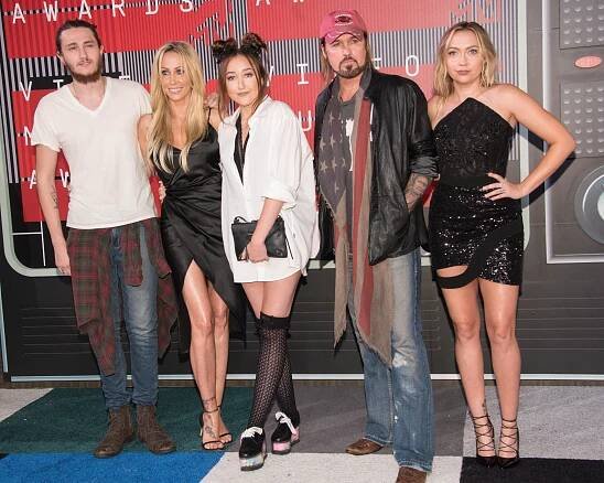 Braison Cyrus, Tish Cyrus, Noah Cyrus, Billy Ray Cyrus and Brandi Cyrus