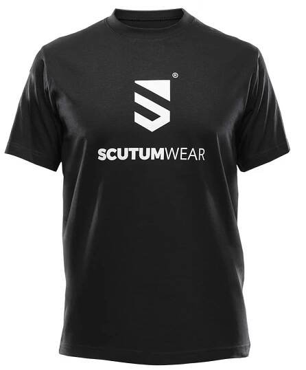Basic tričko Scutum Wear černé