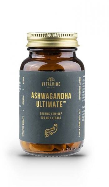 Ashwagandha Ultimate BIO KSM-66® 500 mg extrakt, kapsle