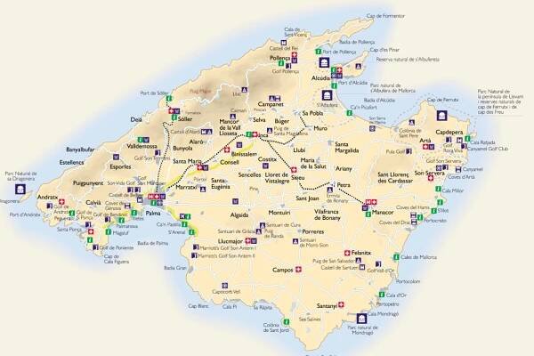 Map of 