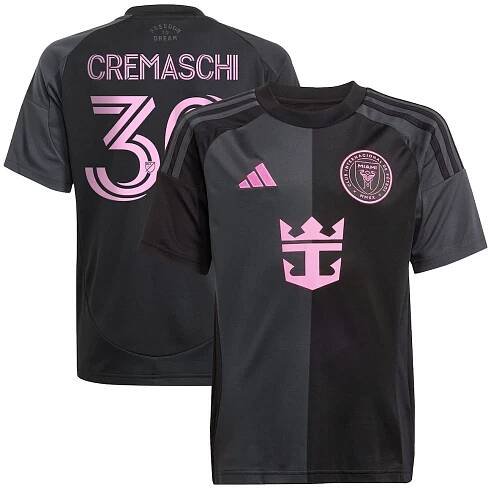  Inter Miami CF adidas Youth 2025 The Fortitude Kit Replica Custom Jersey - Black