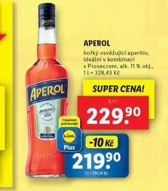 Lidl Aperol nabídka