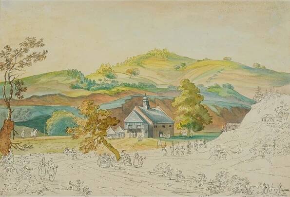 Franz Richter / rok cca. 1830 / Švařecká kaple - zdroj : Karel Pročka