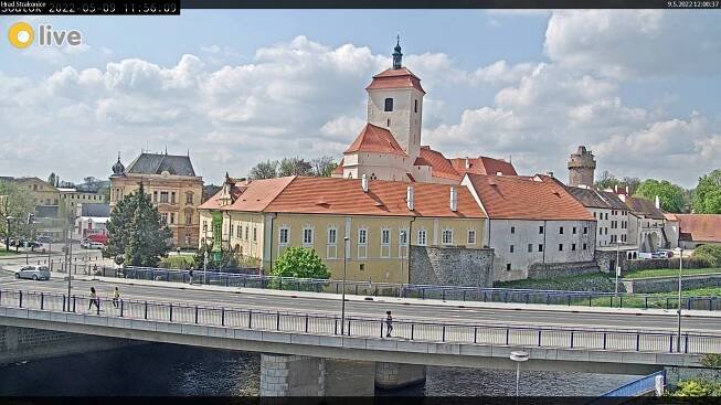 Webkamera Město Strakonice Hrad Strakonice