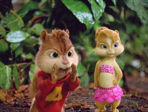 Alvin a Chipmunkové 3: zpívající veverky ztroskotaly v tropickém dobrodružství