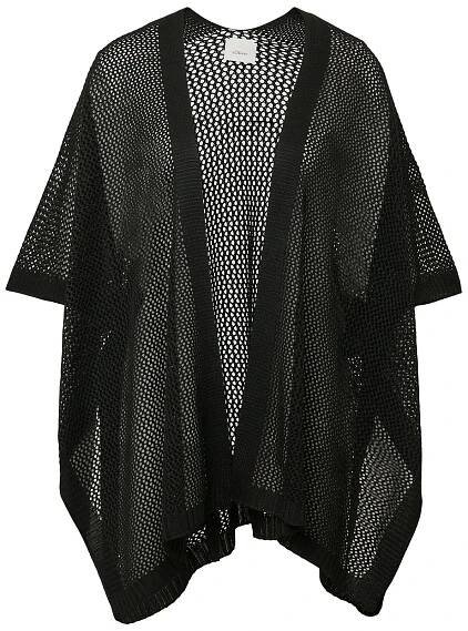 s.Oliver Cape in Schwarz: Vorderseite