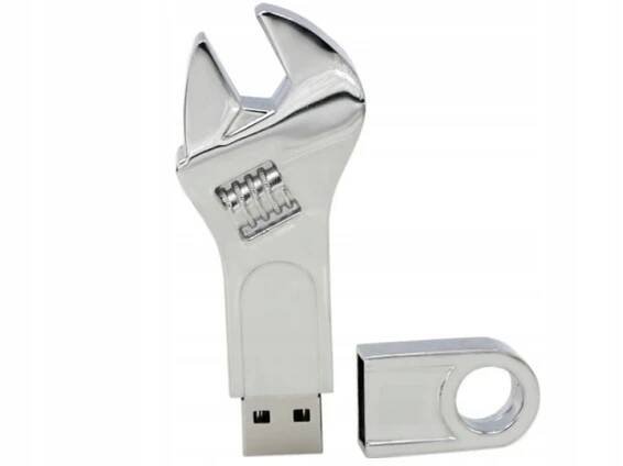 USB FLASH DISK 128 GB FRANCOUZSKÝ KLÍČ STŘÍBRNÝ HIT