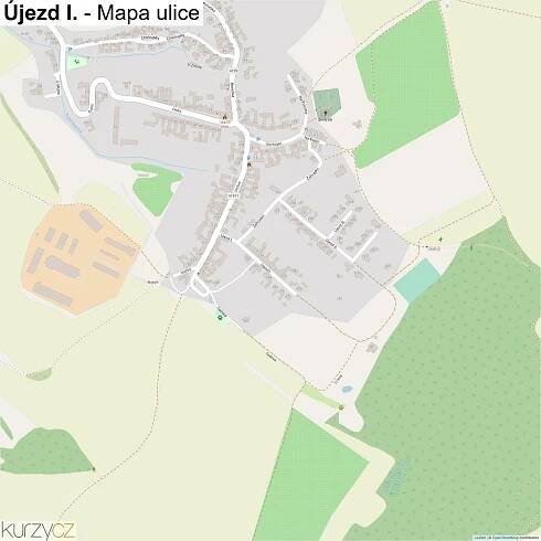 Újezd I. - mapy | Kurzy.cz