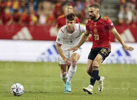 Liga národů 2022/2023: Španělsko - Česká republika 2:0 | Reprezentace | FOTBAL.CZ