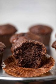 Chocolate Banana Muffins are are delicious, rich and tender breakfast muffin your whole family will love full of chocolate chips! #muffins #chocolate #bananabread #bananamuffins #brunch #dinnerthendessert