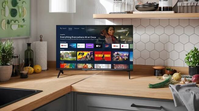Sharp LED televize 24FH2EA 24" HD Ready Android TV DVB-T2 Bluetooth Barva černá