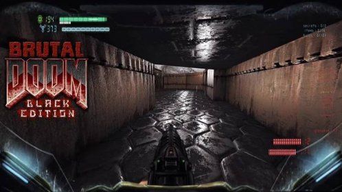 Brutal Doom Black Edition 3.35 [Rain, Parallax, Visor, Relighting] - Enhanced E1M9