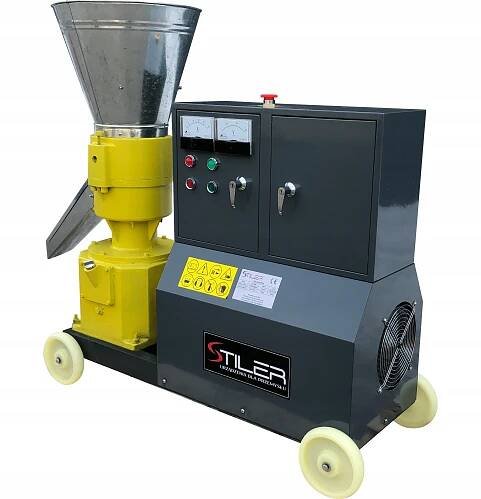 PRŮMYSLOVÁ PELETOVAČKA GRANULATOR DŘEVO 7,5 kW 250 kg/h 200 MM STILER POLSKO Druh ostatní