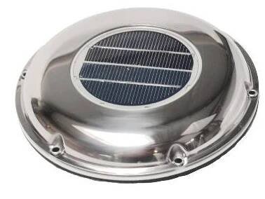 Solární ventilátor Carbest z nerezové oceli 215m