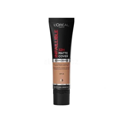 Loréal Paris Infaillible 32H Matte Cover odstín 300 Amber dlouhotrvající matující make-up 30 ml