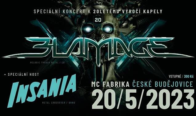 BLAMAGE - 20 LET - VÝROČNÍ KONCERT