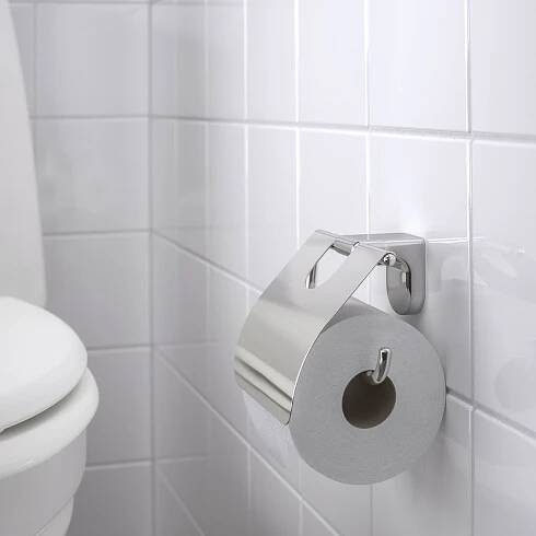 DRŽÁK TOALETNÍHO PAPÍRU OCELOVÝ CHROMOVANÝ Značka IKEA