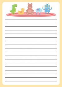 Printable Letter Writing Paper for Kids