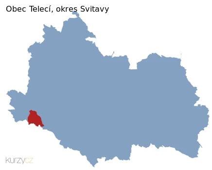 Telecí v okrese Svitavy