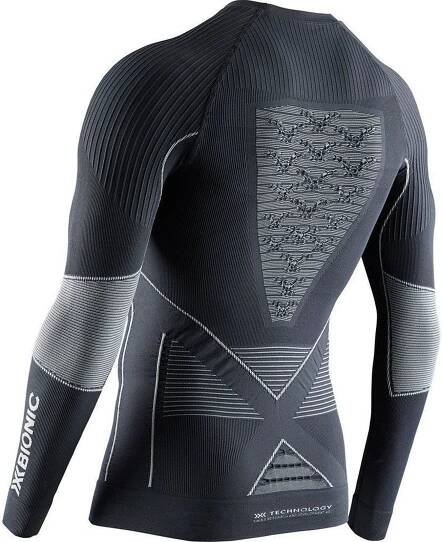 pánské funkční triko X-Bionic ENERGY ACCUMULATOR® 4.0 Round Neck LG SL - Charcoal/Grey | sport95.cz